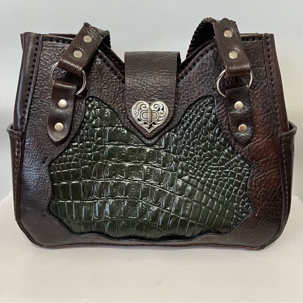 Beautiful Handmade Shoulder Bag Embossed